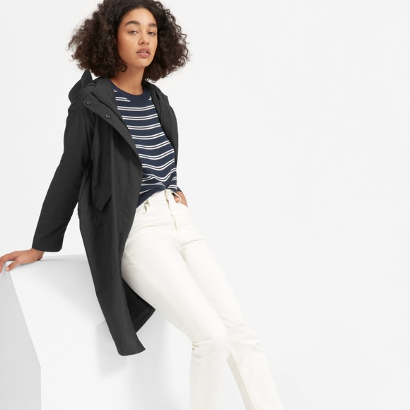 Everlane City Anorak Rain Jacket - Black - XS - Picture 2 of 8